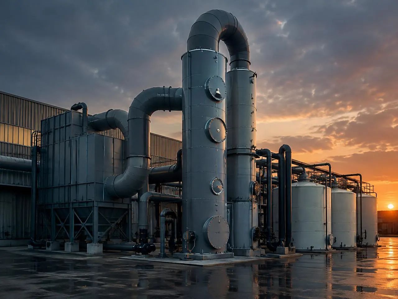 Como Dimensionar um Lavador de Gases Industrial