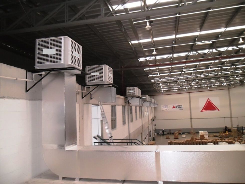 Climatização industrial bem dimensionada