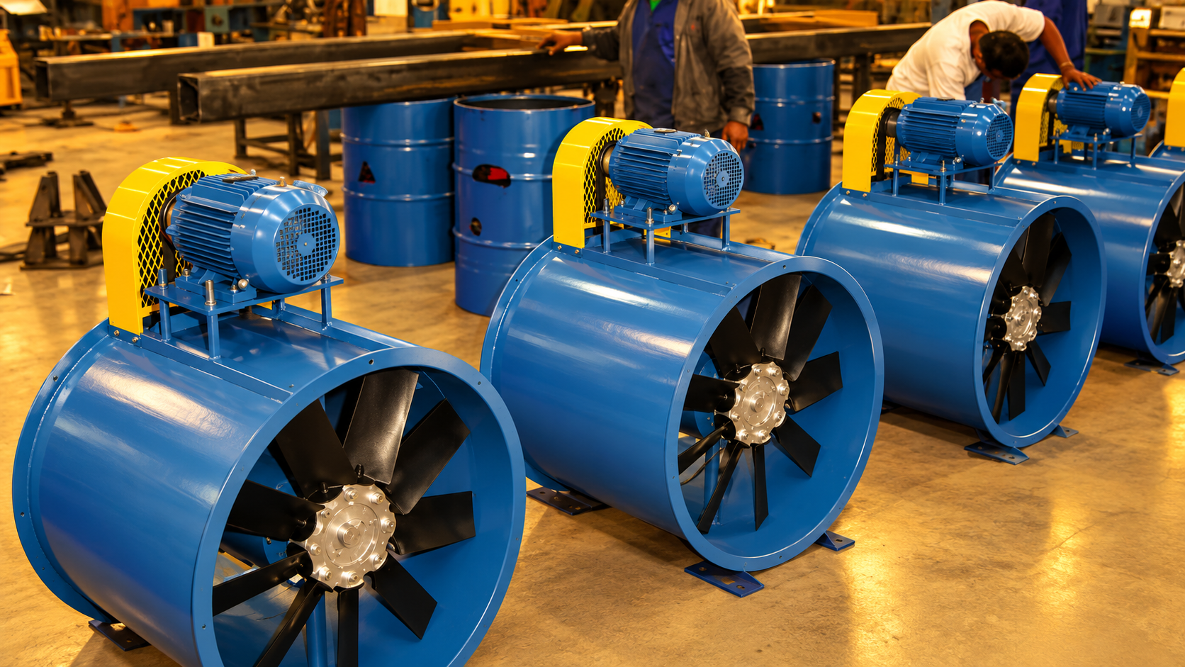 Exaustores e Ventiladores Axiais